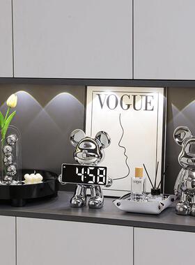 轻奢入户玄关摆件客厅家居装饰品电视酒柜餐柜钥匙收纳高档软装