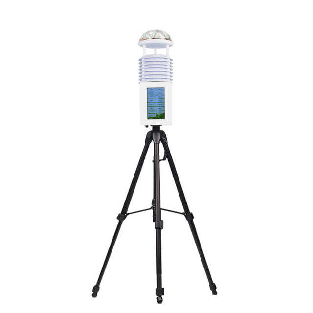 Fully automatic ultrasonic mobile small monitor weather station meteorological instrument portable automatic portable wireless rainfall