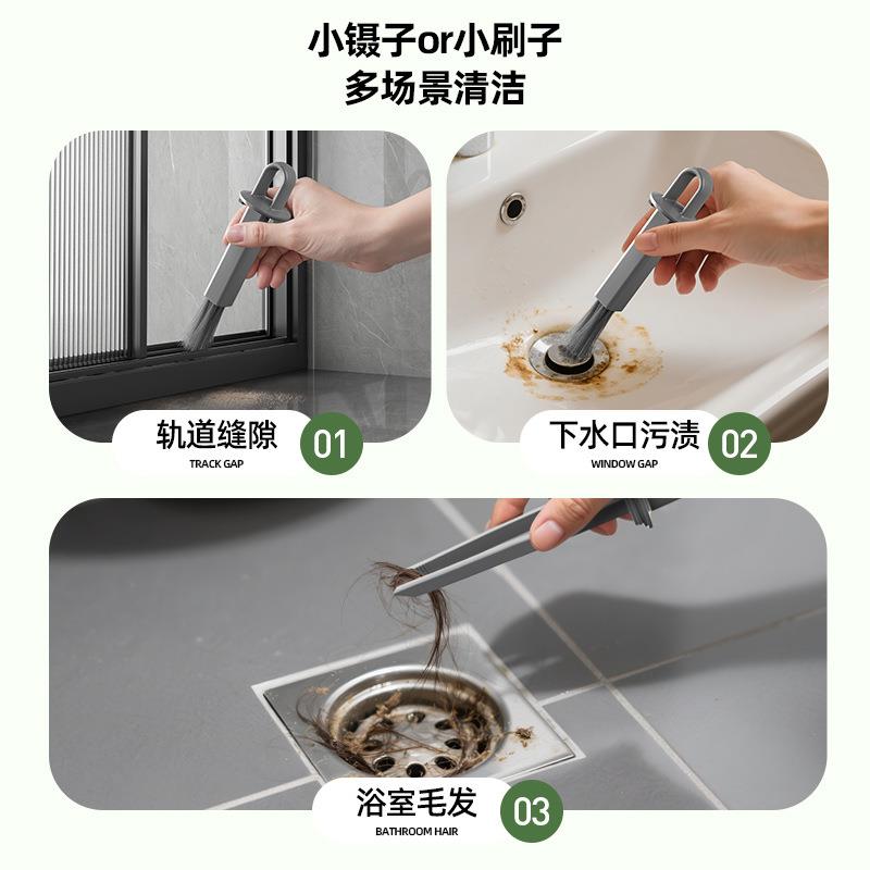 New multi-functional silicone plastic toilet brush with no dead ends to clean the toilet artifact brush wall-mounted home bathroom