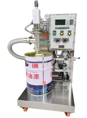 化工原料万能胶润滑油漂白水洁厕剂防腐蚀防爆称重灌装机