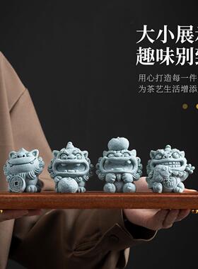 尚置招财貔貅鱼缸造景摆件前程似锦书桌茶室茶宠乔迁新居生日礼物