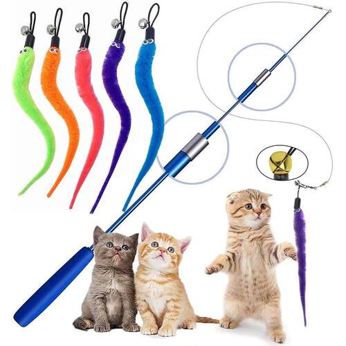 Replace Plush Cat Toy Accessories Worms Replacement Head Fun - 图1
