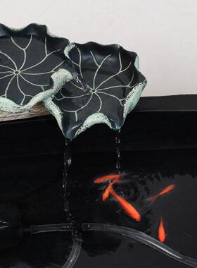 流水摆件鱼缸客厅小型造景装饰循环水招财办公室落地景观开 业礼