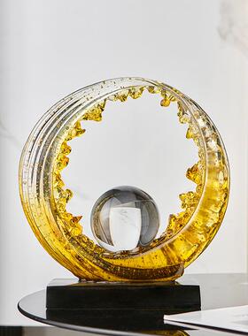 源视滚滚创意轻奢高上档次客SHDK1706厅电柜酒柜财装饰品树脂端工