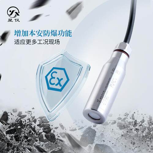 CYW501A陶瓷投入式高精度RS485防爆液位变送器316L不锈钢传感器 - 图2
