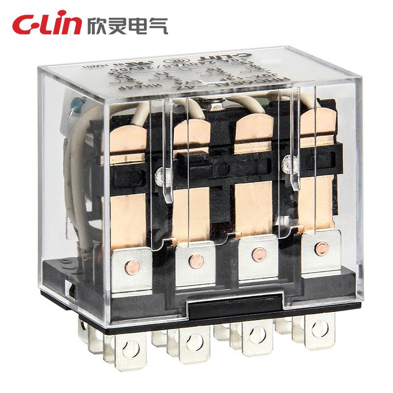 欣灵电磁HZI继电器家HHC68AL-4Z小型电磁中间继V电AC22厂0/D器C2 - 图2