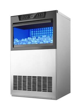 制冰机商用奶茶店大容量小型全自动酒吧摆摊大型碎冰方冰块机