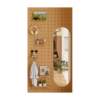 Solid wood entrance hole board storage rack full-length mirror integrated custom porch storage blocking meter box full-length mirror