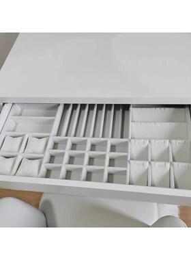 正品定制绒布功能抽屉首饰多项链戒衣指手镯帽间化台首妆饰盘