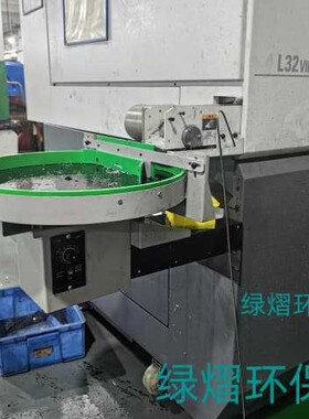 绿熠25W旋转接料盘φ380mm保护工件提高效率适配多种走心机