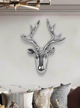 北欧格创风意美堂式电镀财鹿ST567头装饰壁挂壁饰招客厅大厅大卧