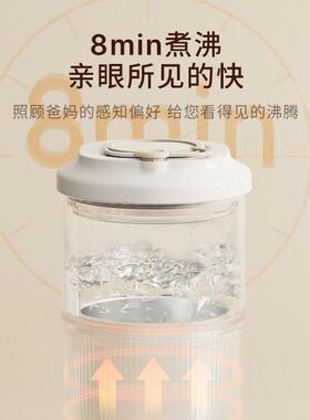 格明便携出行烧水杯2023新款电热水杯小型养生杯多功能电炖盅玻璃