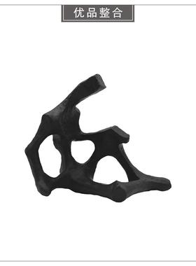 现代样板间书柜家居软装饰品摆件创意玻璃工艺品挂画相架ZH3624