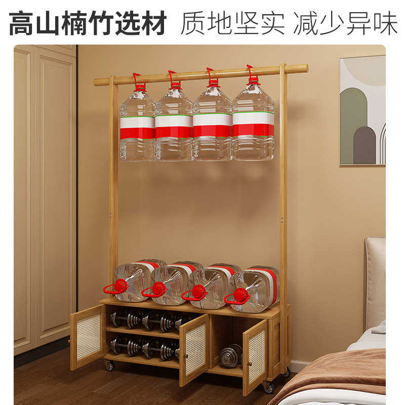 多功能鞋柜衣帽架一体收纳柜卧室可移动挂衣架简约现代衣服置物架,淘宝优惠券,粉丝福利购,淘宝优惠卷