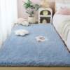 Carpet green bedroom ins style bedside blanket winter warm floor mat thickened children's room bed front foot pad