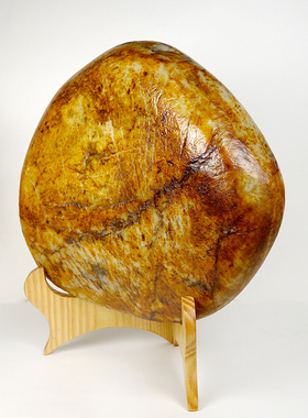 甄选大自然馈赠【时来运转】和田玉客厅书房 原石摆件重4197.3克