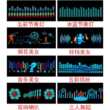 汽车LED音乐节奏灯 后窗声控音乐装饰灯 车内音响感应 氛围灯
