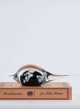 镇纸石现代轻奢样板房间售楼处卧室软装玻造型创意摆件饰品工艺品