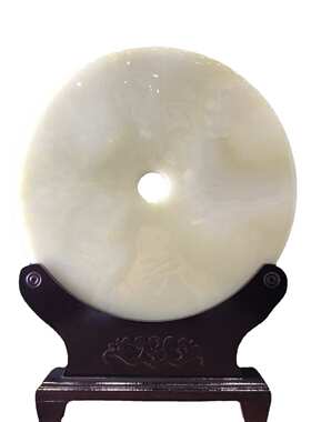 摆件中式兆玉石天然宝平安家用bzhao新居工艺品扣40cm乔迁客厅