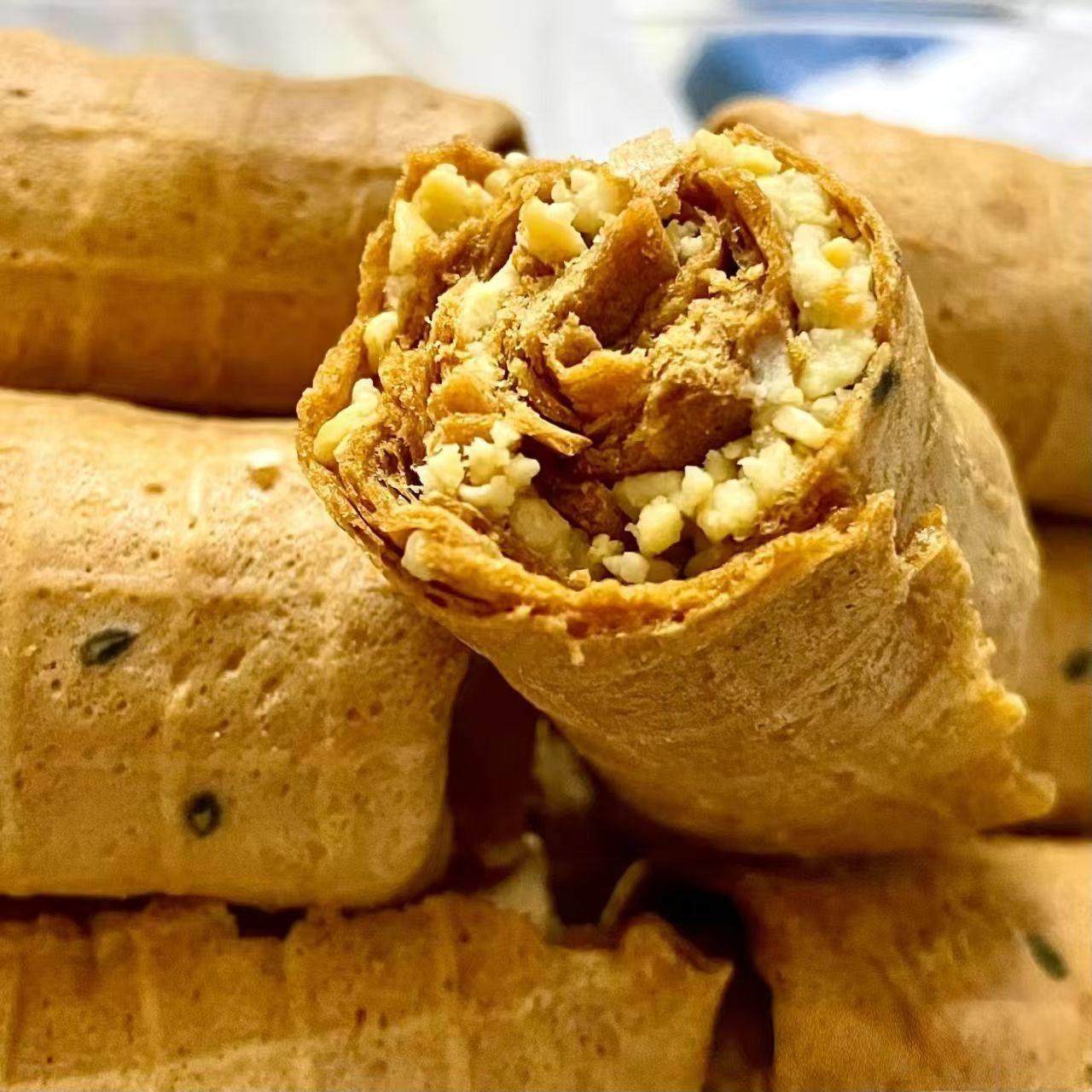 济南网红花生碎夹心蛋卷手工经典热销济南特产下午茶零食张垒,淘宝优惠券,粉丝福利购,淘宝优惠卷