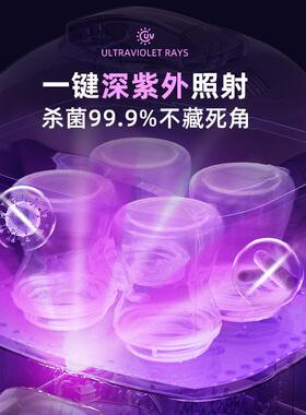 宝宝奶瓶消毒机带烘干台式消毒柜家用紫外线小型消毒器蒸汽消毒锅