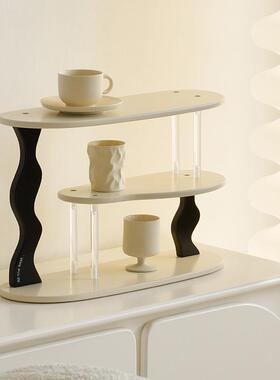 WOZOOM屋准家居玄关桌面钥匙收纳摆件客厅奶油风收纳置物杯架装饰