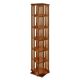 Rotating bookshelf household 360-degree floor-standing multi-layer A-frame shelf non-solid wood space-saving storage artifact children's bookcase