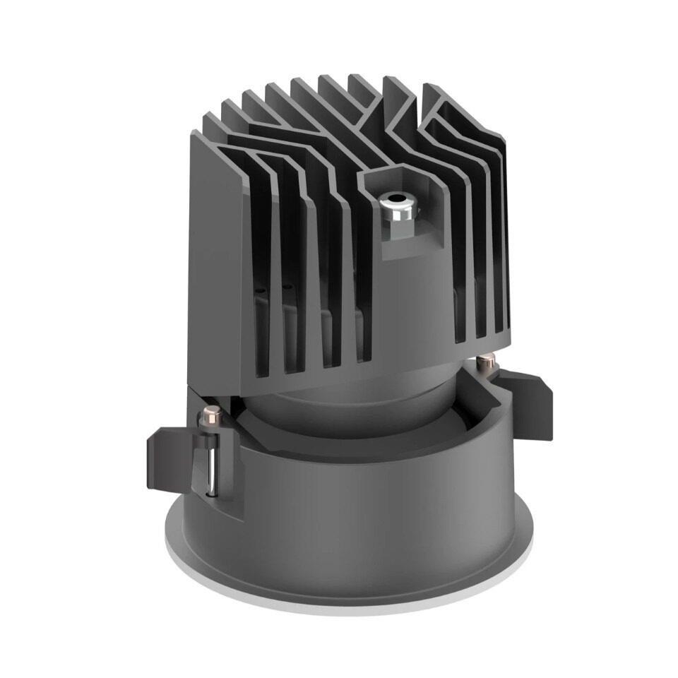 High-power adjustable spotlights with small openings, anti-glare, flicker-free and eye-protecting LED downlights with excellent color rendering