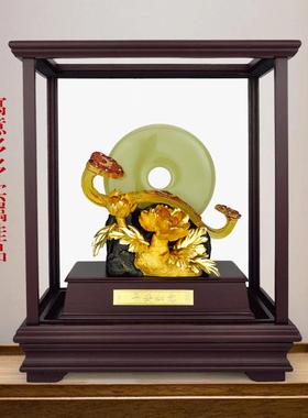 正品足金箔画 一帆风顺帆船 摆乔迁新礼品轻奢搬家开业金高档居玄