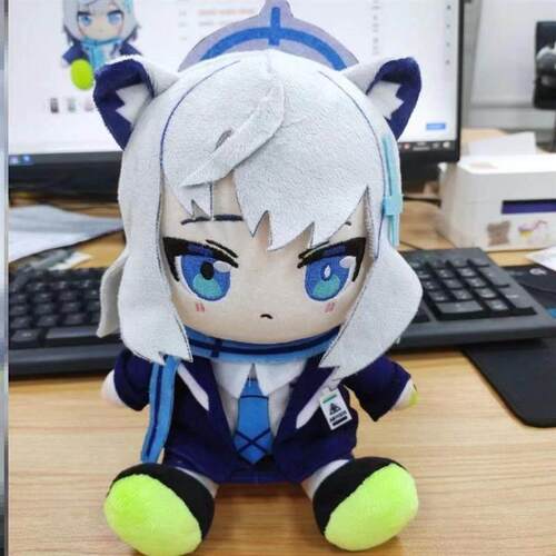 优质蔚蓝档案手办周边砂狼白子小鸟游星野二次元公仔玩偶 - 图2
