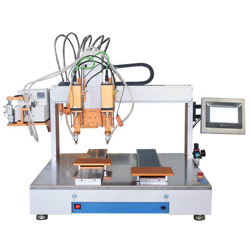 Screw machine intelligent electric batch lock adsorption multi-axis lock nut equipment double-head fully automatic air blowing screw machine