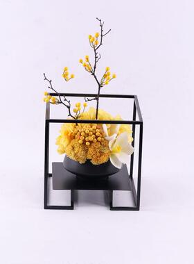 新中式店属软装摆件样板房售楼处酒客厅电视MC-TY-53柜玄关家软装