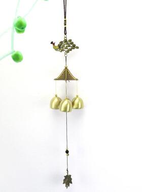 新款田园铜合金风铃佛系挂饰家居门饰旅游景区金属铃铛装饰吊挂件