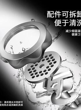 裕飞永强绞肉机商用电动不锈钢大功率台式多功能搅碎肉灌肠绞馅机