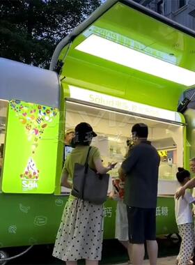 餐车商用移动餐厅咖啡车奶茶冰淇淋美食售卖车网红夜市小吃餐饮车