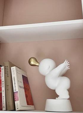 可室爱泡小孩艺术摆件办公书桌家居客厅电视柜吹玄关酒泡柜装DS81