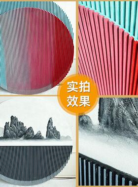 立体浮雕画样板间沙发背景墙装饰画手三维立体画定制定制画