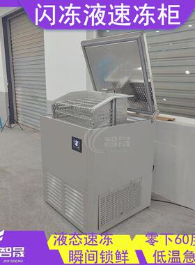 不锈钢液体闪冻柜 低温海鲜肉制品急冻设备 鳕鱼块快速冷冻速冻机
