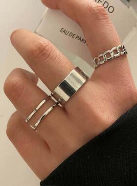 lity wide open index finger ring chain joint ring tail ring