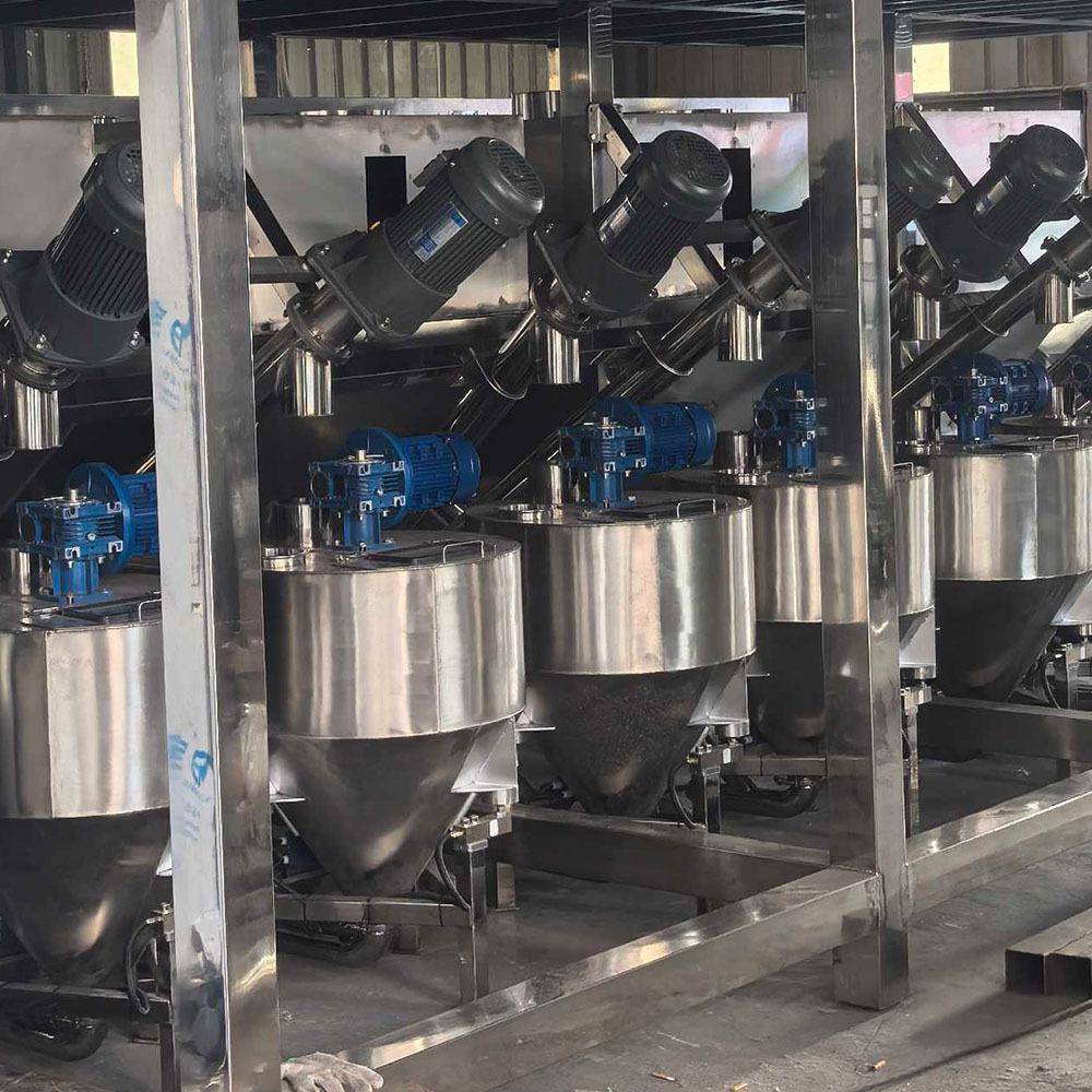 Material bag automatic formulating machine, powder intelligent metering, anti-drawing automatic batching equipment for paste, easy cleaning