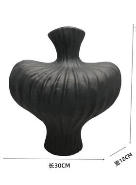 现代简约桌面创意干花插花艺术花瓶客厅玄关软装家居饰品摆件现货