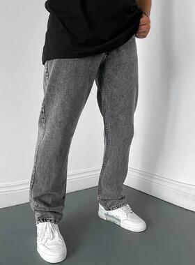 Baggy Jeans for Men Brands Brands Straight Wide Pants With S