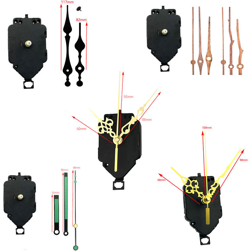EBAY+Amazon 热卖静音6168摇摆挂钟机芯DIY摆钟配件家用维修机芯 - 图0