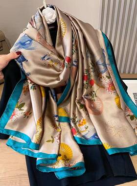 Women Lightweight Feel Shawl Scarf Accessory Spring Fall