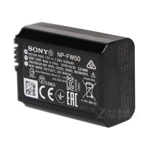 原装 SONY/索尼ILCE-3000 A5000 A5100 A6000微单相机电池NP-FW50-图0