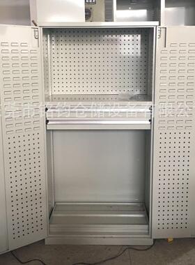 重型双开门五金工具柜抽屉式储物柜车间多功能铁皮收纳管理零件