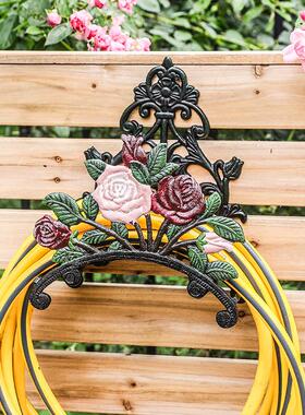 欧式复古铸铁工艺对鸟花园壁挂水管架园艺架类庭院家居阳台壁饰