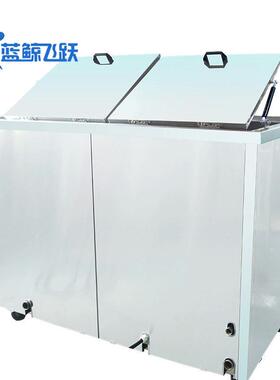 工厂通用双槽超声波清洗机带粗洗过滤漂洗功能清洗设备模具除油