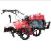 Four-wheel drive direct-connected micro-tiller, hand-held farmland, vegetable garden rotary tiller, vegetable ridger
