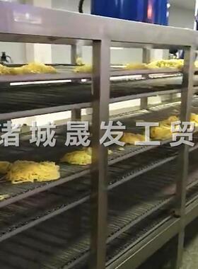 连续式米粉米线蒸煮机中小型湿面成套加工设备热干面风凉冷却机
